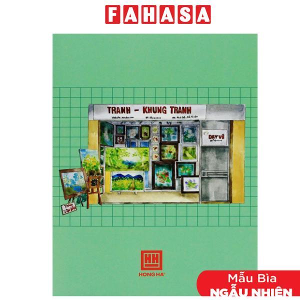 Sổ May Gáy Góc Phố A5 - Kẻ Ô Vuông - 120 Trang 70gsm - Hồng Hà 4650 (Mẫu Bìa Giao Ngẫu Nhiên)