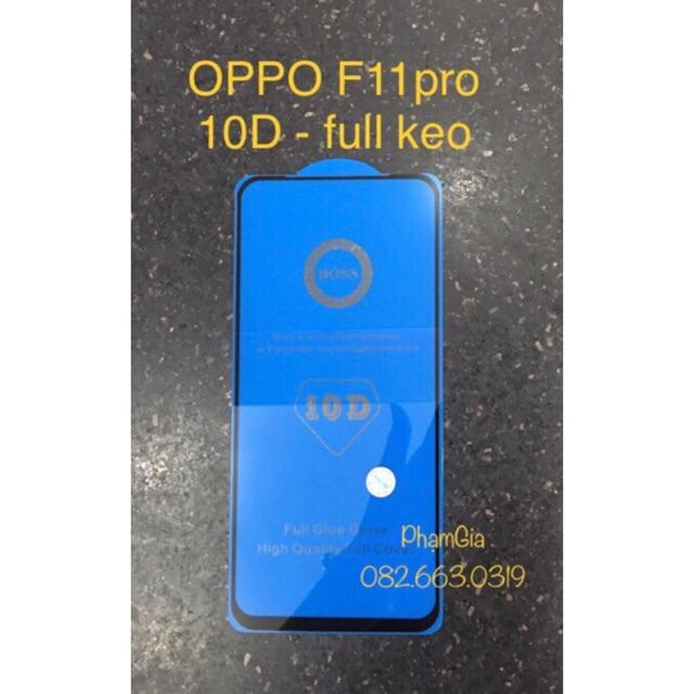 99K TOÀN QUỐC_Dán cường lực Oppo F11/F11 pro Full màn hình + Cường lực camera