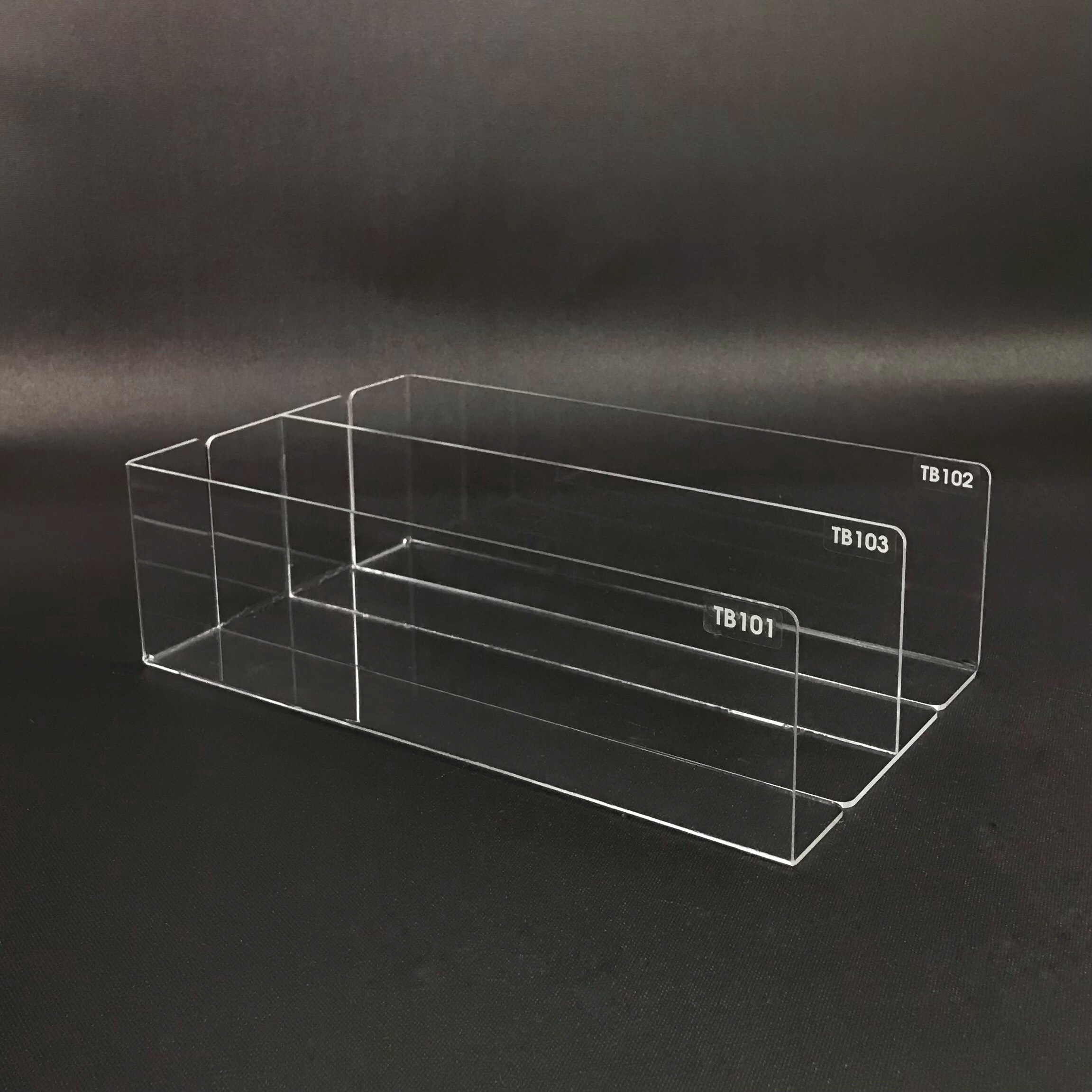 Kệ mica chữ L Enter TB101 270x40x80mm mica dày 2mm