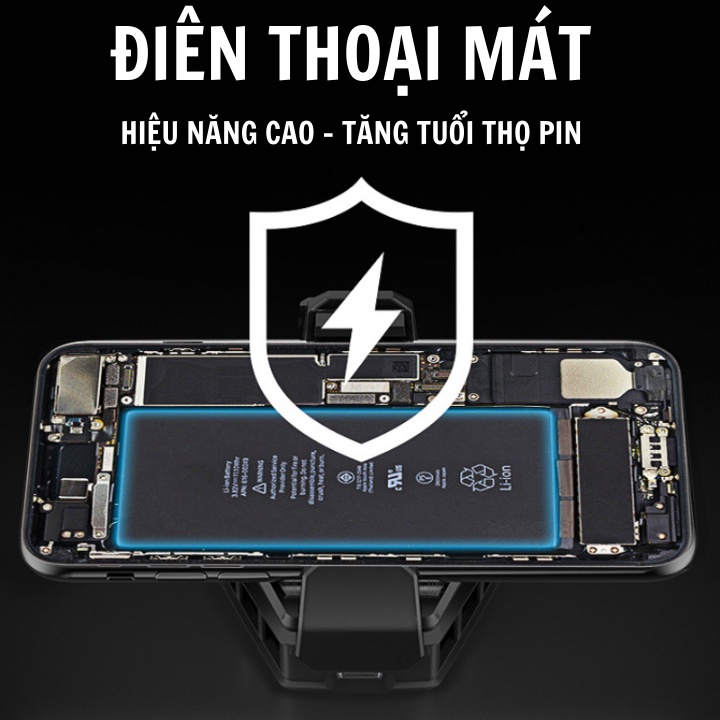 Quạt tản nhiệt MEMO DL05 - Phụ kiện gaming dành cho điện thoại tích hợp công nghệ sò lạnh hạ nhiệt nhanh chóng - Hàng chính hãng