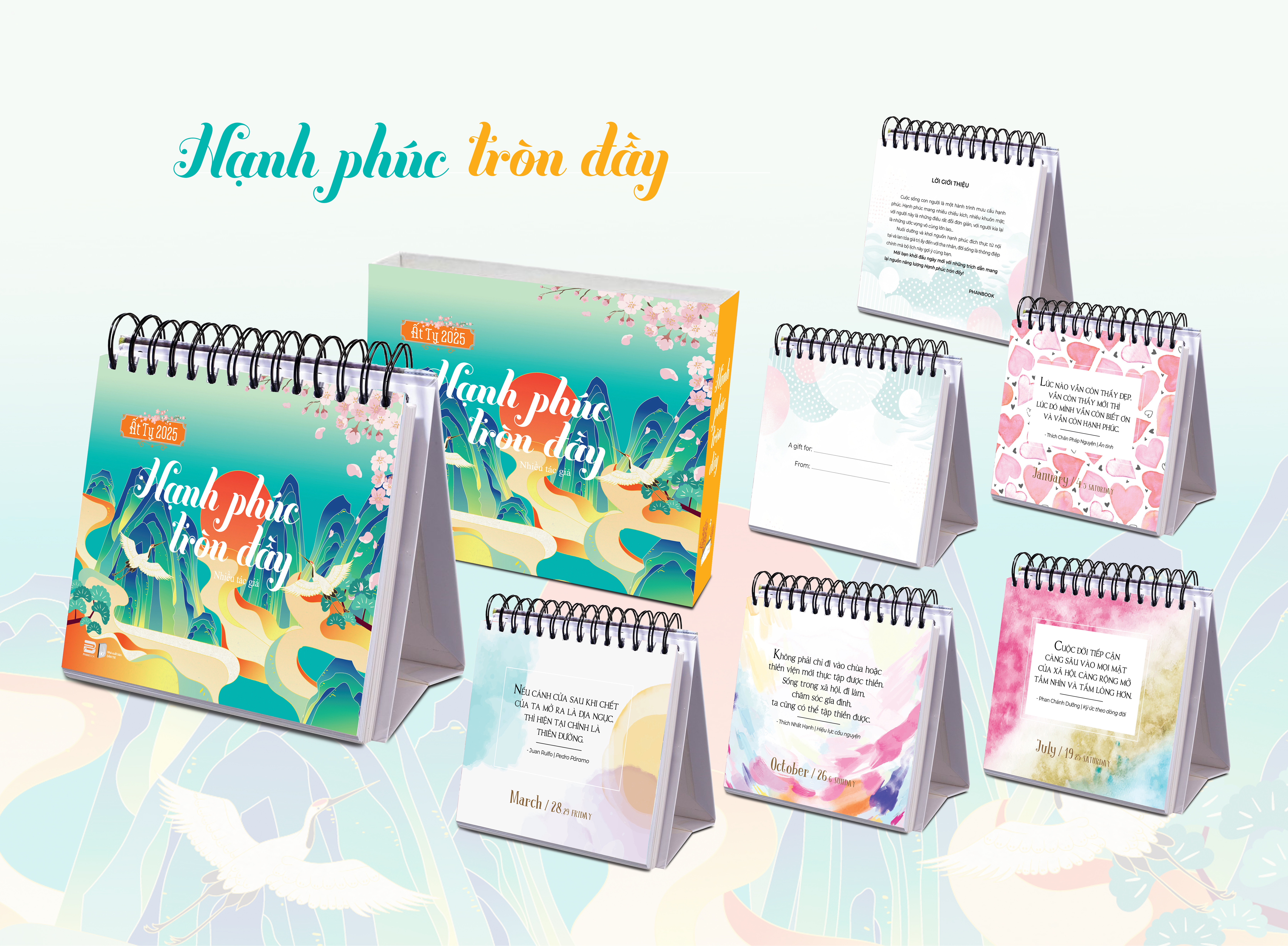 Lịch Bàn Ất Tỵ 2025 - 365 Ngày Hạnh Phúc Tròn Đầy