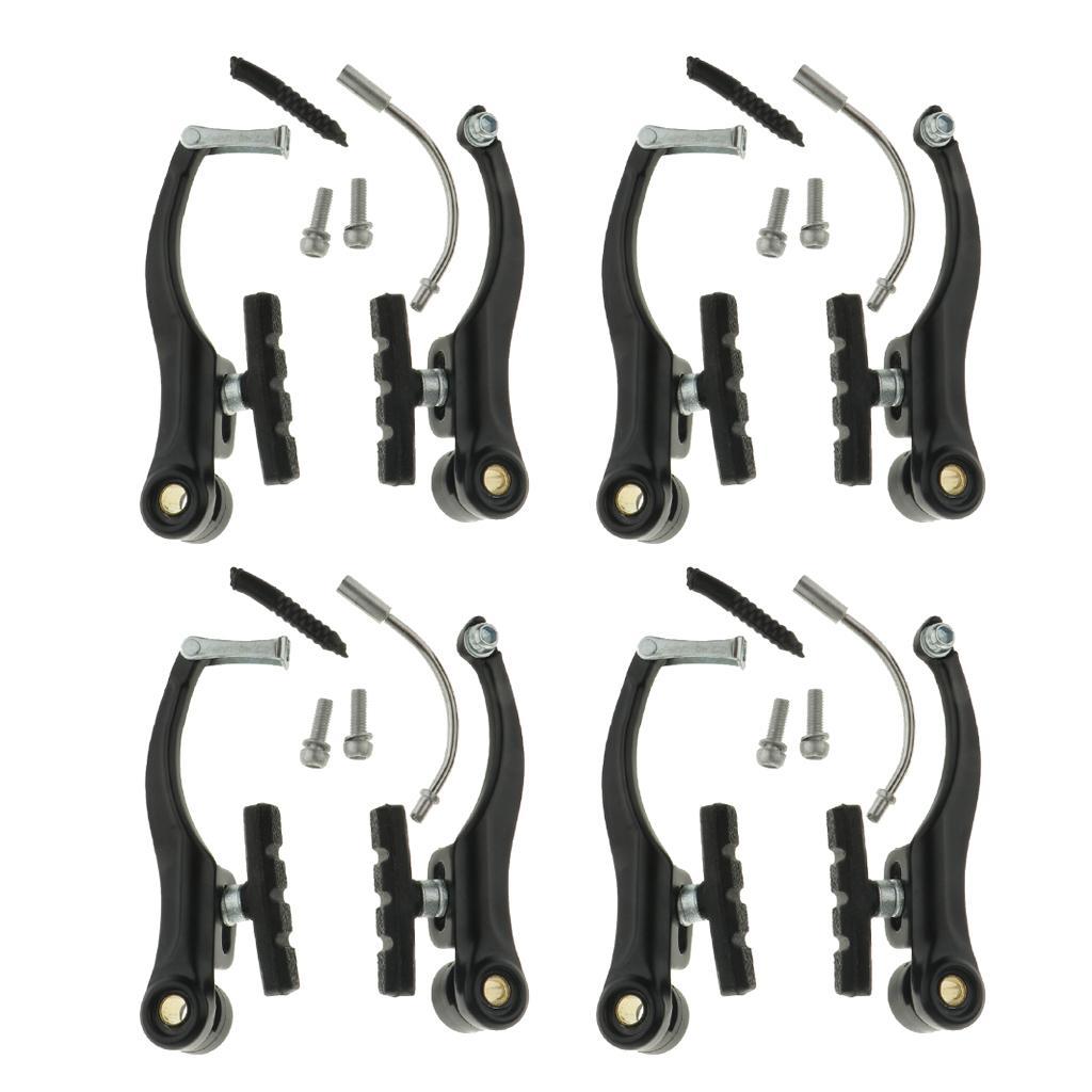 4 Set Brake Caliper Cycling Kit Bikes V Brake Replacement For Road Bike