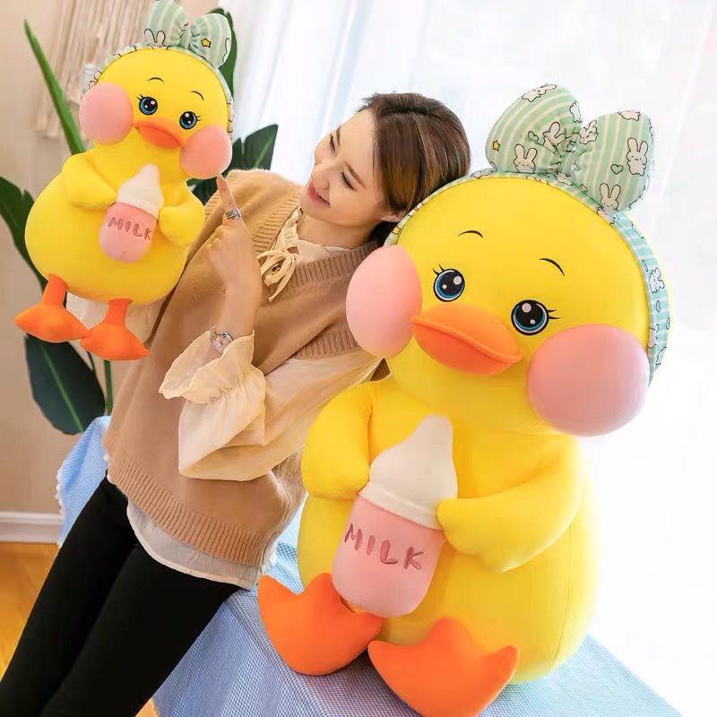 Gấu Bông Vịt Sữa Cao Cấp Êm Mịn