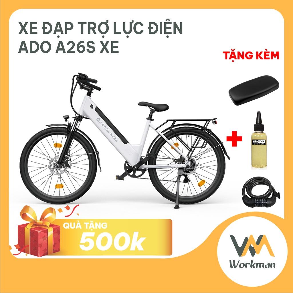 Xe Đạp Điện Trợ Lực ADO A26S XE - Động Cơ Công Suất 500W Mạnh Mẽ - Xe Đạp Điện City Bike Dễ Dàng Điều Khiển