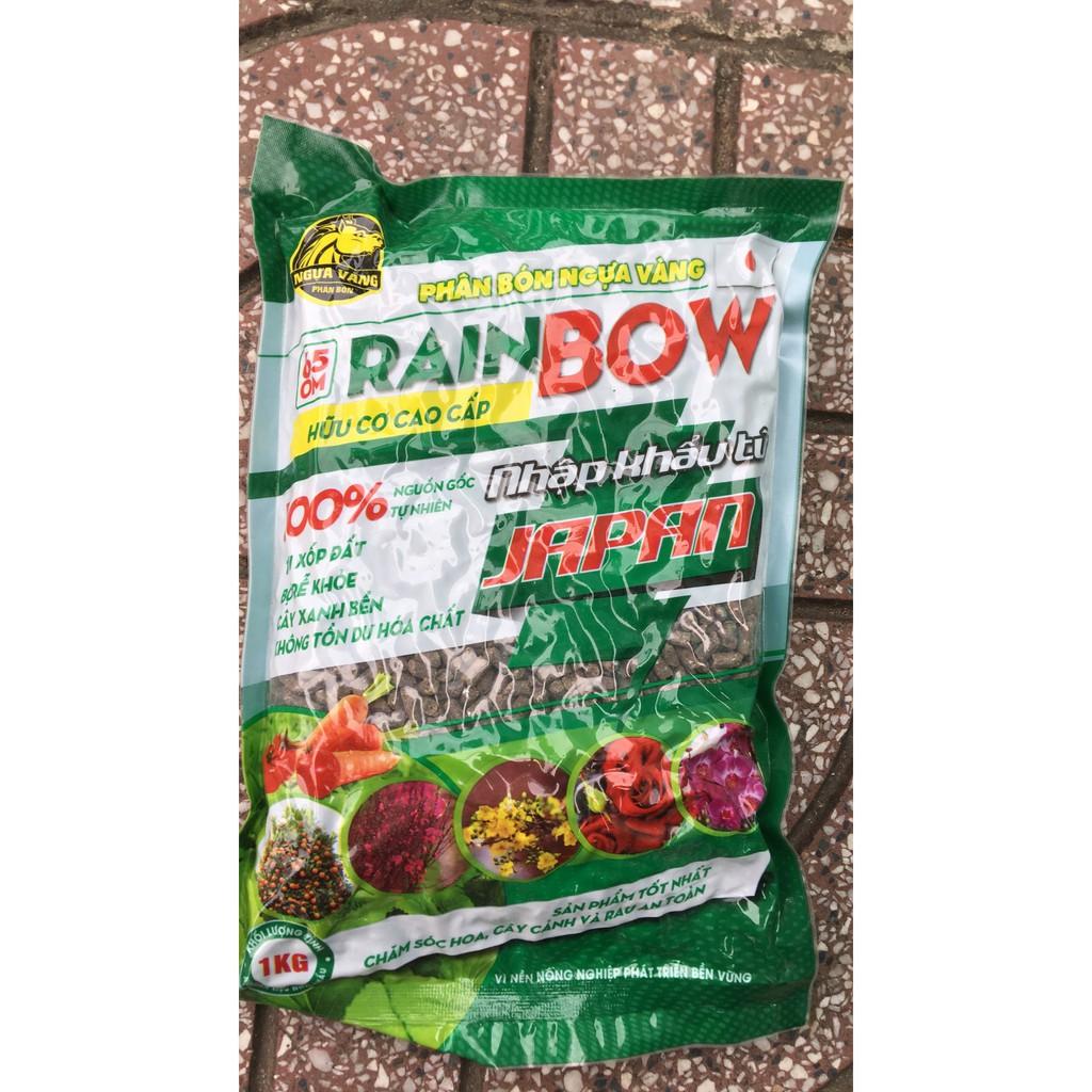 Sản phẩm phân bón Hữu cơ theo công nghệ Nhật Bản RainBow gói 1 kg