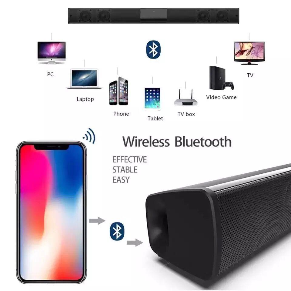 Thanh âm thanh cho TV cho máy tính nhà hát tại nhà bluetooth loa không thấm nước âm thanh âm thanh nổi hỗ trợ phụ trợ