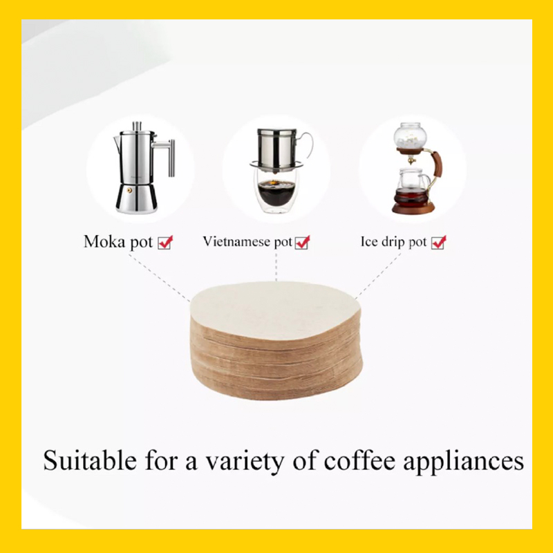 Giấy Lọc Cà Phê Dạng Tròn | Phù hợp cho Mokapot, Phin, Colddrip