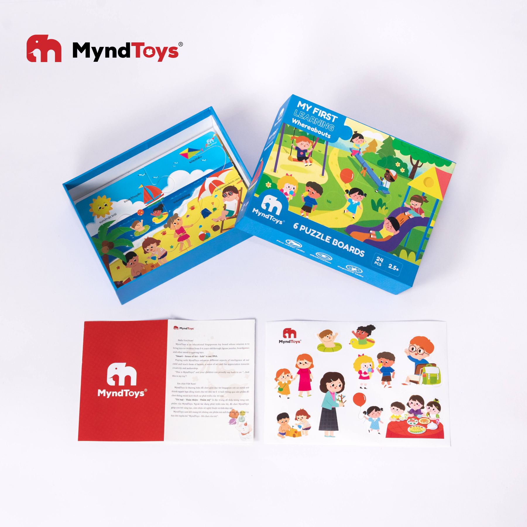 Đồ Chơi Giáo Dục Myndtoys My First Learning - Whereabouts - Dành Cho Các Bé Trên 2.5 Tuổi