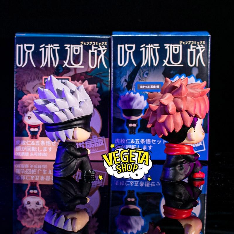 Mô hình Jujutsu Kaisen - Anime Chú thuật hồi chiến - Mô hình Yuji Itadori Satoru Gojo to nét đẹp cầm chắc tay - Cao 10cm