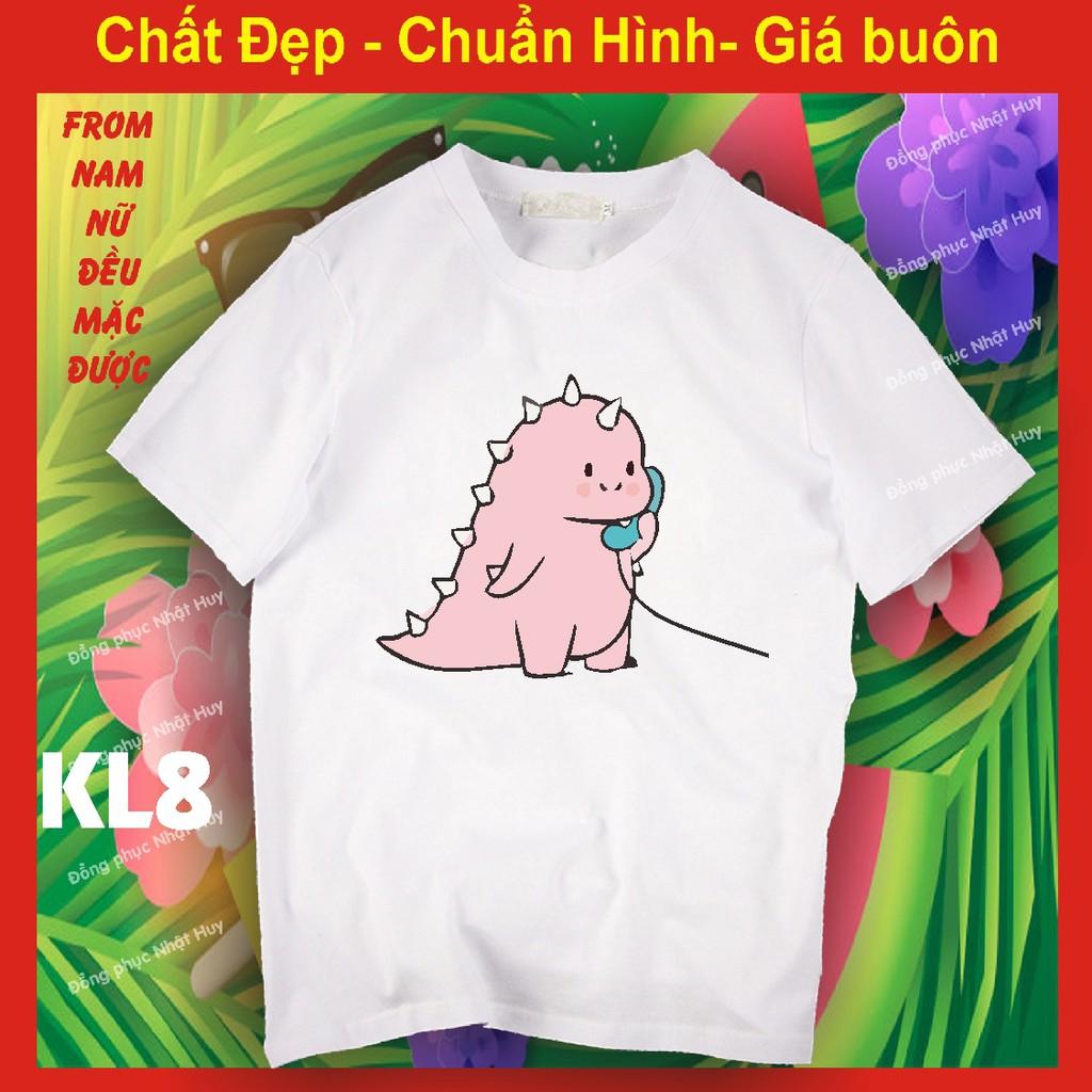 áo thun khủng long chibi 5 chất đẹp,bao đổi trả