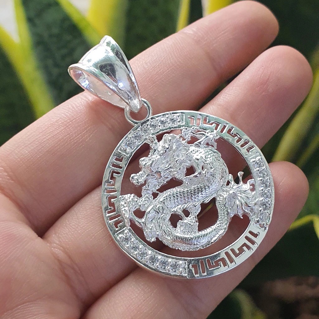 Mặt Dây Chuyền Nam Bạc Hiểu Minh MDN018 RỒNG