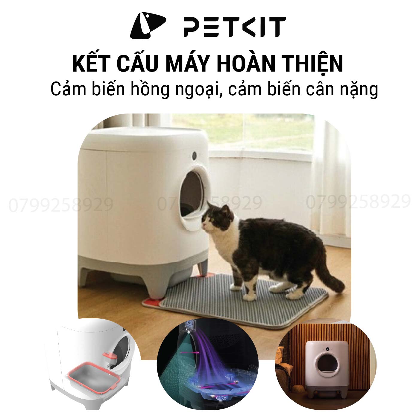 Nhà Vệ Sinh Cho Mèo Tự Động PETKIT Pura X