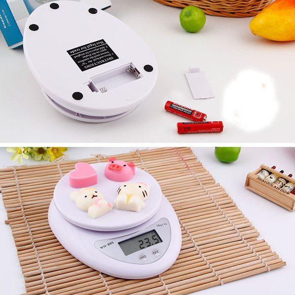Cân nhà bếp điện tử 5kg