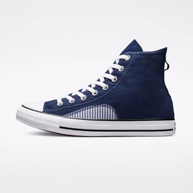 Giày Converse CHUCK TAYLOR ALL STAR HICKORY STRIPE HI BLUE - A00480C