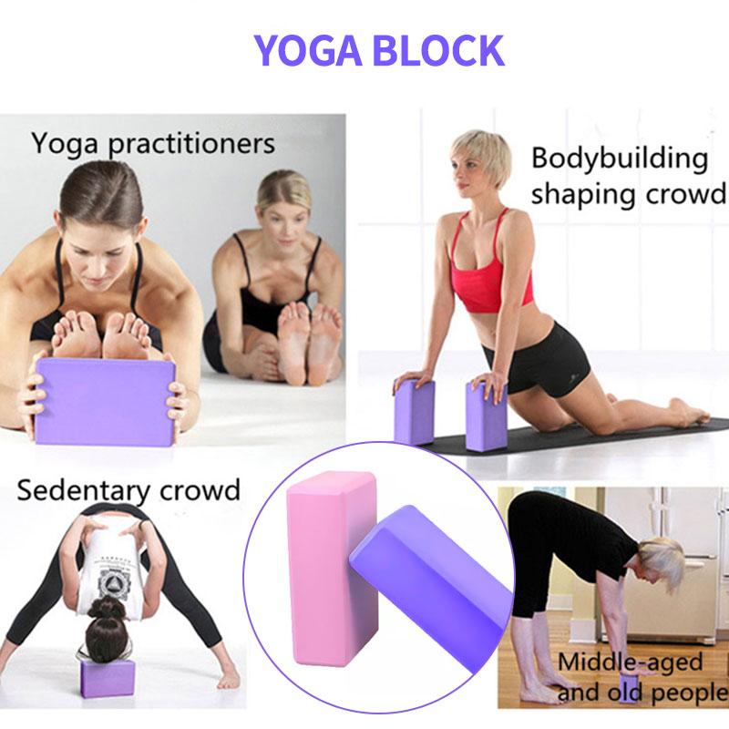 Gạch Tập Yoga,Yoga Blocks,Gối Tập Yoga Xốp Cao Cấp Eva Cứng gấp 3 lần loại gạch tập thông thường Nặng 200g (1 Viên)