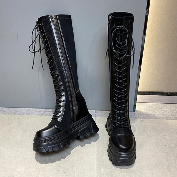 Boots cổ cao đế xuồng 11CM PBOD687-4010