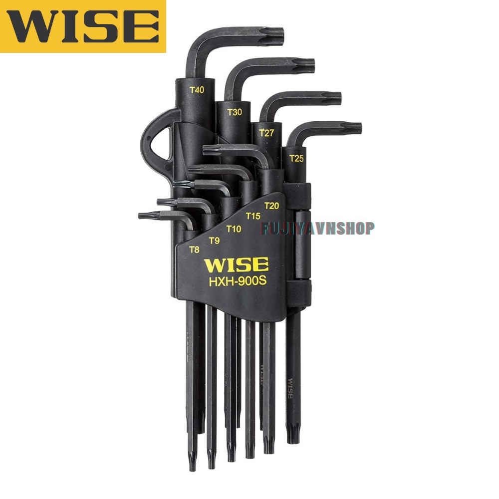 Bộ cờ lê lục giác 9 kích thước WISE HXH-900S