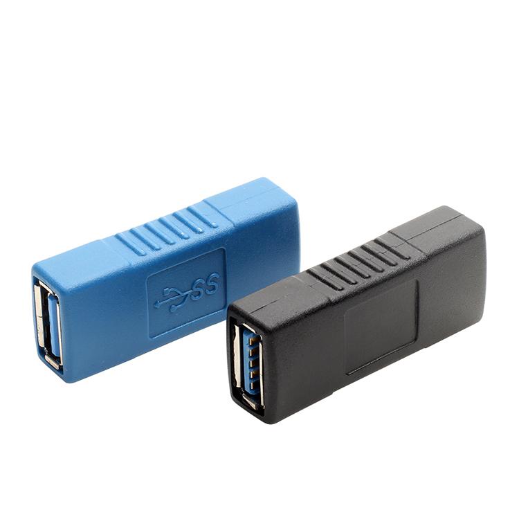 USB 3.0 Type A Female To Female Adapter Coupler Gender Changer Connector Cable Adapter for Laptop