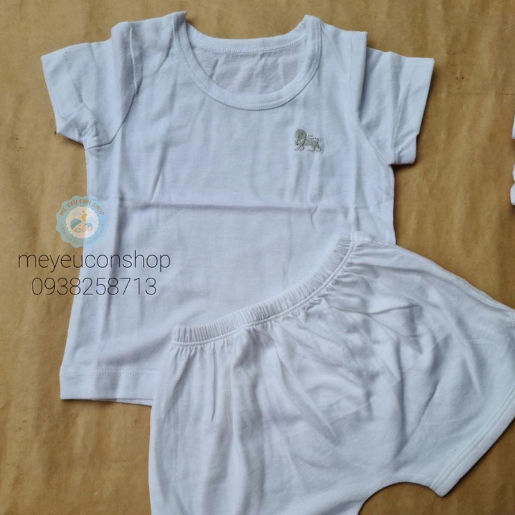 (5-15kg) QUẦN ĐÙI THỂ THAO COTTON TRẮNG MIATOP CHO BÉ