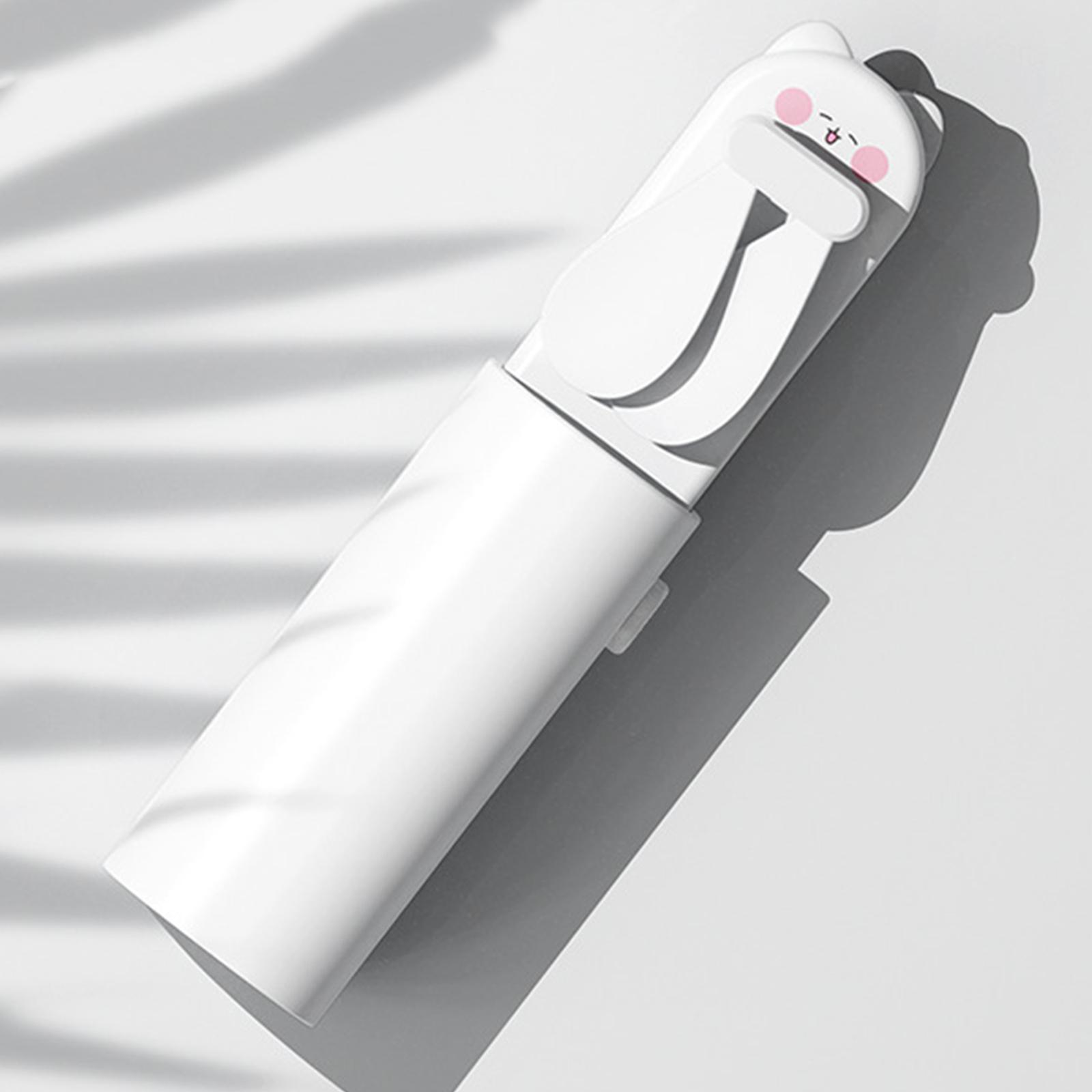 Portable Mini Hand Held Fan with USB Rechargeable white