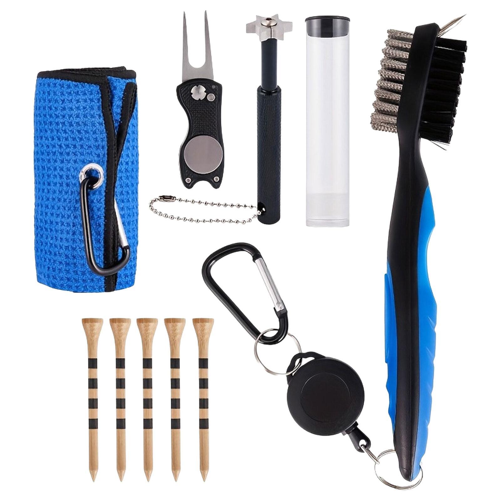 5 in 1 Golf Club Cleaning Portable for Golf Irons Golfer Gift Golf Towel