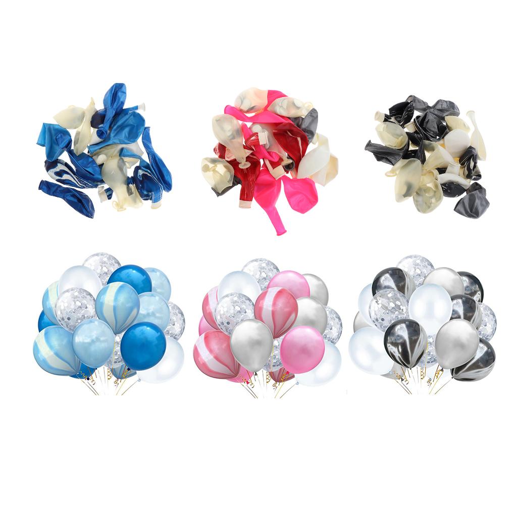 20pcs Latex Balloons With Confetti Wedding Birthday Party Decor 12inch