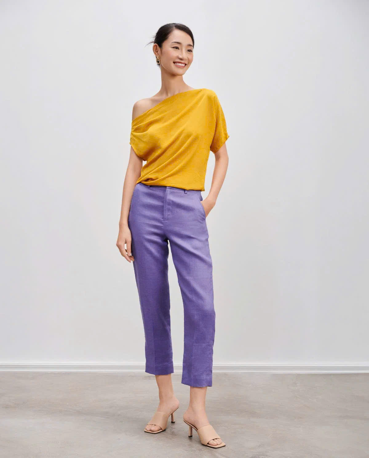 Quần Tây Ống Đứng Linen Lệ thời trang thiết kế Hity Pan065