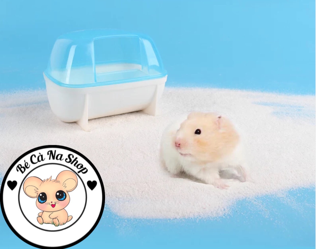 Cát tắm cho hamster bao 1kg