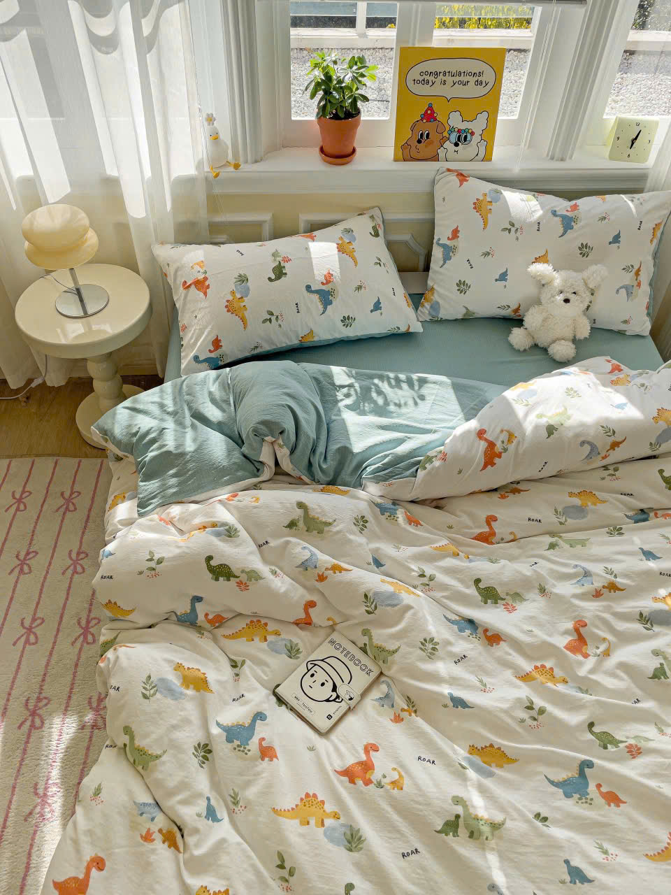 Bộ vỏ chăn ga gối cotton Icy LIDACO sợi cotton mềm mại mát lạnh êm ái từng giấc ngủ
