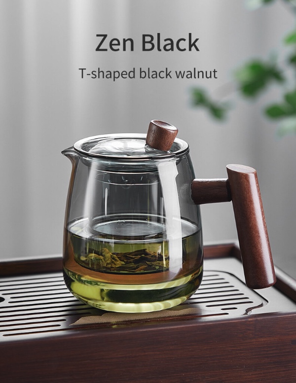 Bộ Ấm Trà 4 ly Thủy Tinh borosilicat Tea Ceremony Pot cao cấp