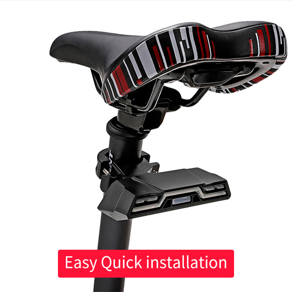 Đèn hậu xe đạp siêu sáng với LED 85LM, bằng chất liệu ABS không thấm nước, sạc USB