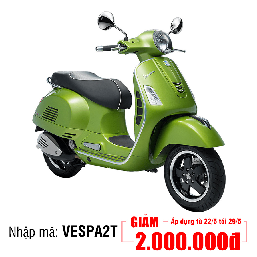 Xe Máy Vespa GTS 125cc ABS - Xanh Lá