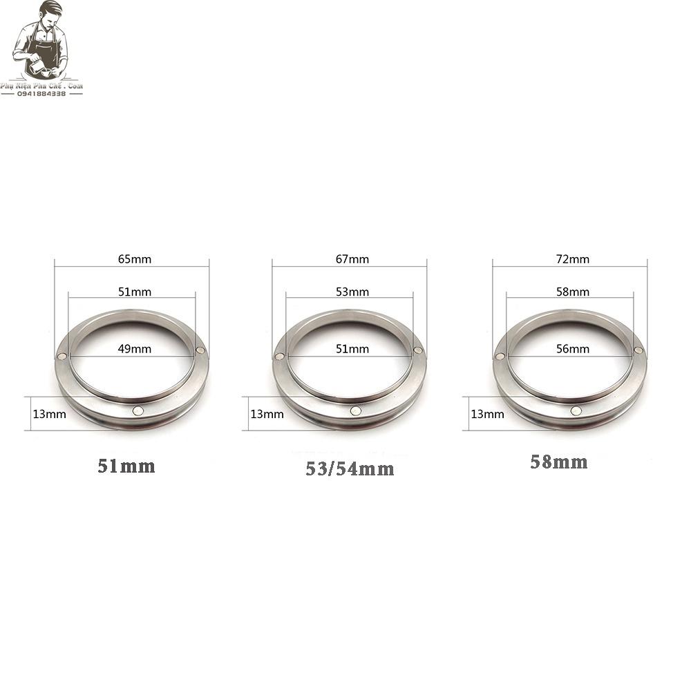 Vòng Inox 304 Gắn Tay Pha Chống Tràn Cà Phê - Dosing Ring