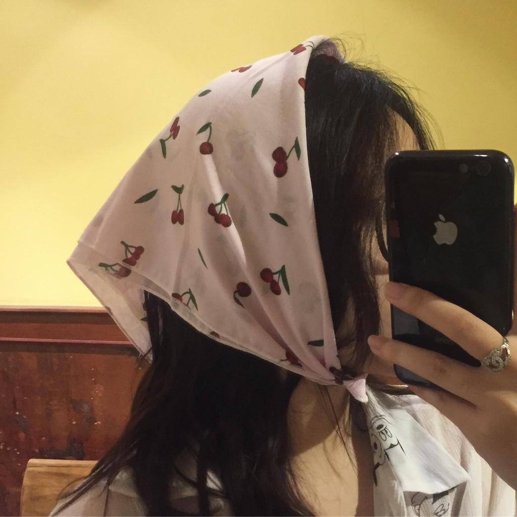 Khăn bandana trùm đầu họa tiết các màu