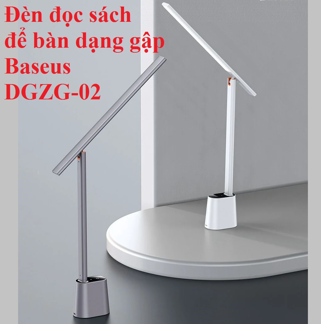 Đèn đọc sách để bàn dạng gập Baseus DGZG-02 (Smart Light) - Hàng chính hãng