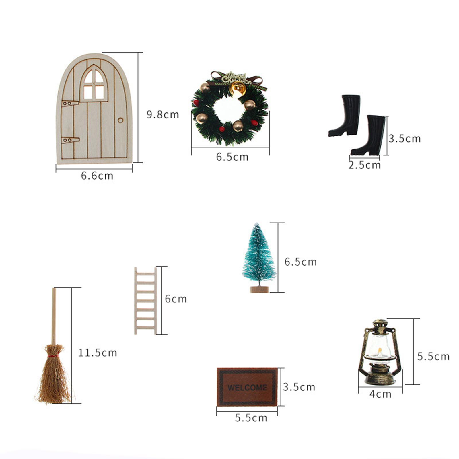 1:6 Christmas Miniature Dollhouse Accessories for Room Decor