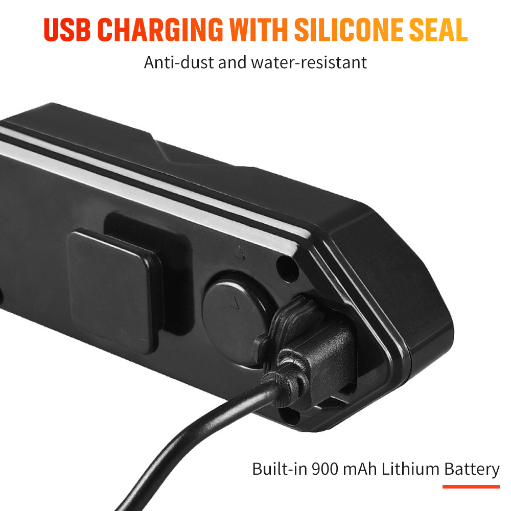 Đèn LED Cảnh Báo Sau Xe Đạp Có Thể Sạc Lại