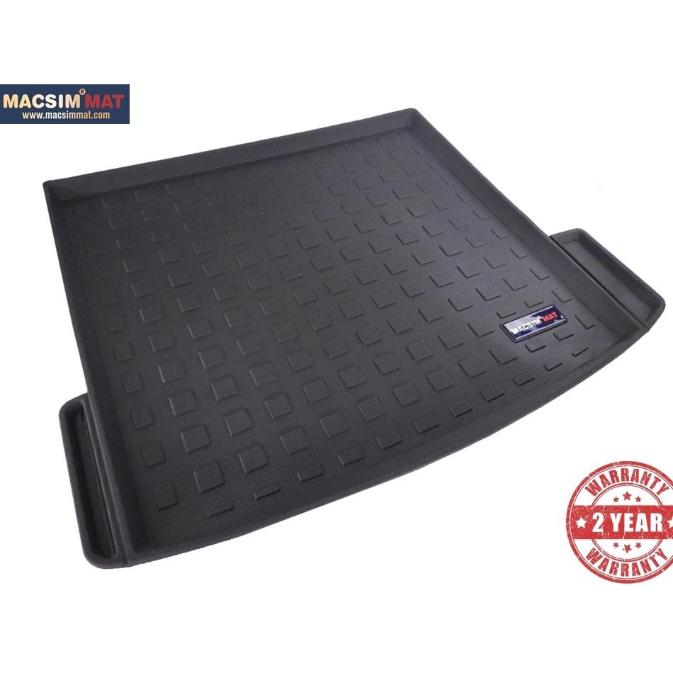 Thảm lót cốp xe ô tô BMW X6/F16 2009-2017 nhãn hiệu Macsim chất liệu TPV cao cấp màu đen