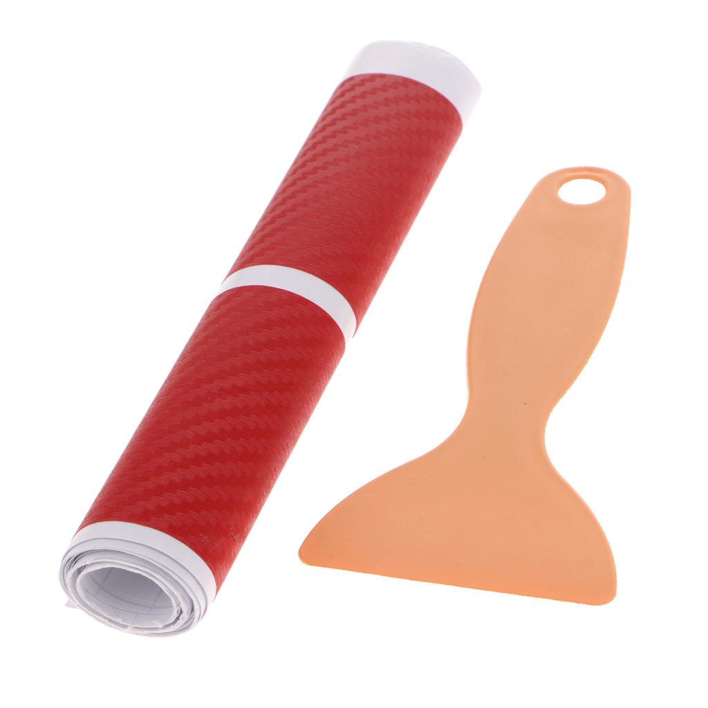 4Pcs 3D Carbon Fiber Car Door Pedal Plate Sticker Sill Scuff Cover