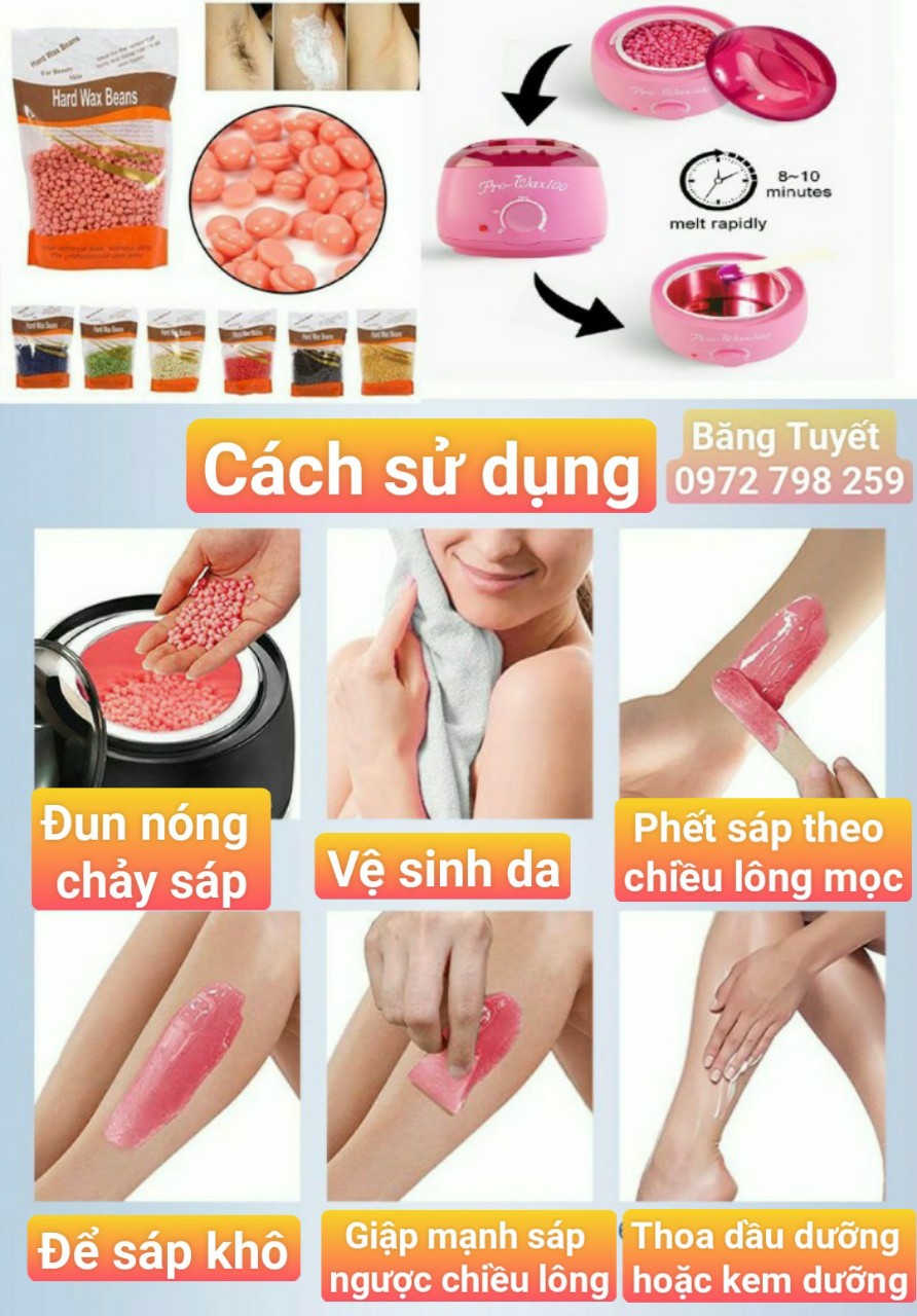 300g Sáp wax lông nóng hạt đậu