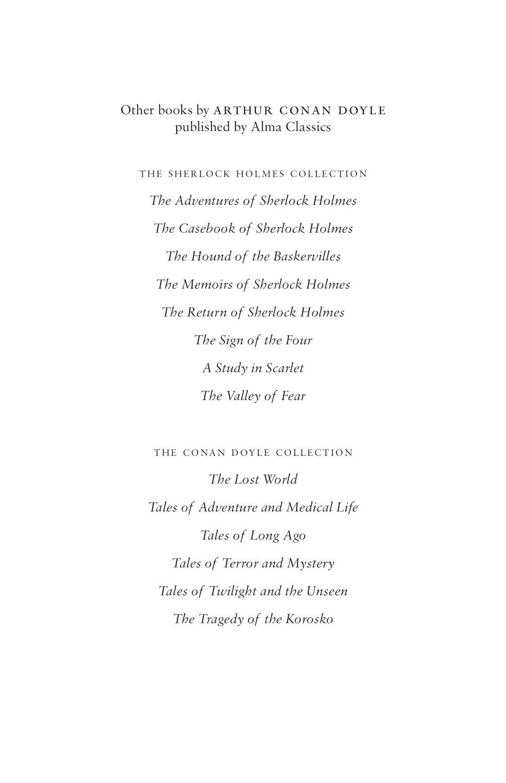 His Last Bow (Alma Junior Classics)