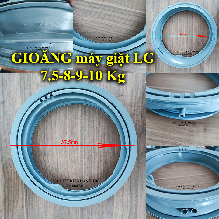 Gioăng ron cửa dùng cho máy giặt LG lồng ngang 7.5 8 9 10kg FC1475N5W2 FC1408S4W2 WD-13600 15660 FC1409S4W Inverter cửa trước