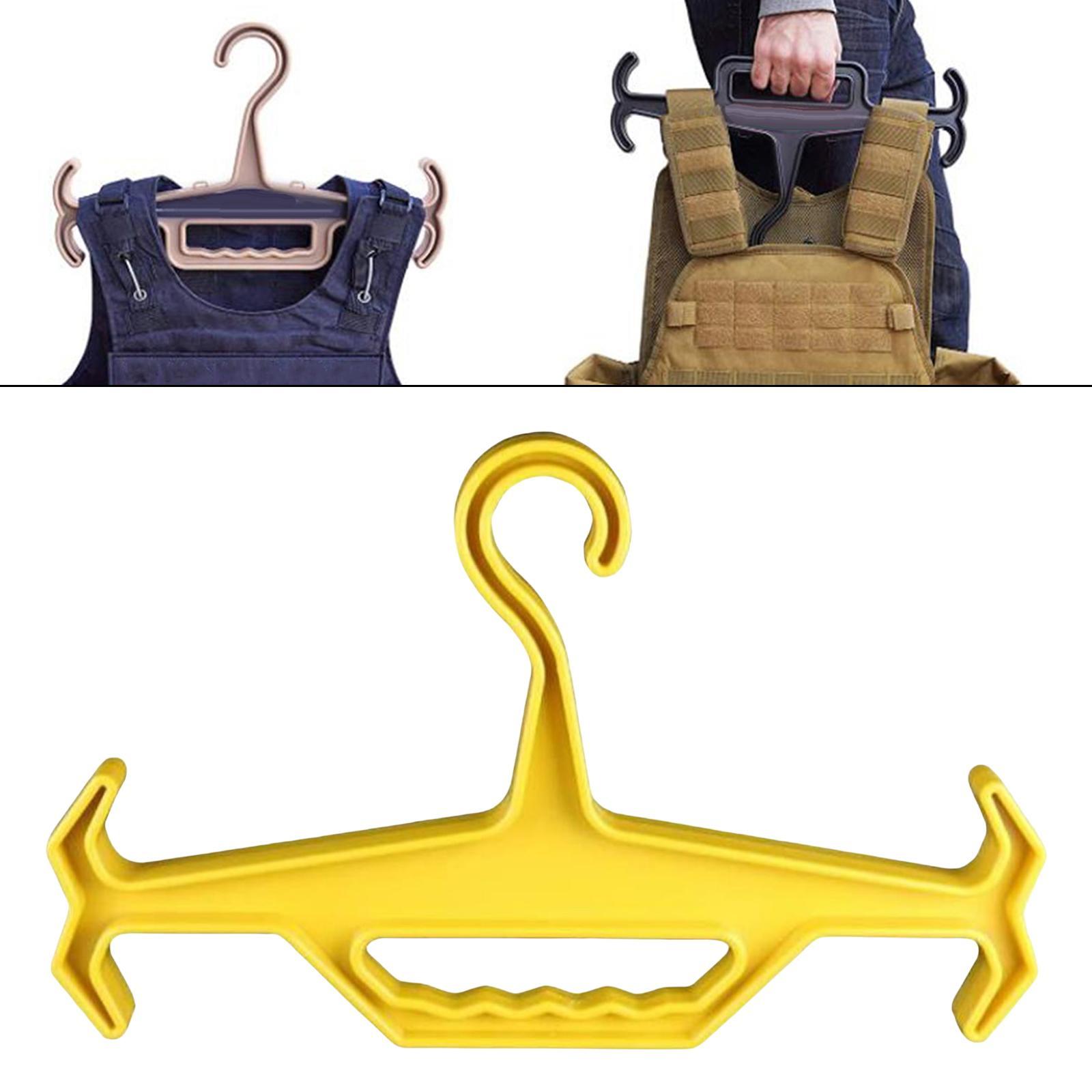 Pack Of 2 Heavy Duty Hangers Plastic Outdoor Vest Hanger Diving Suit Hanger