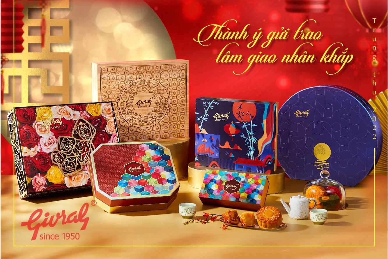 Bánh Trung Thu Givral - Bánh Dẻo Khoai Môn 0 Trứng (150gr)