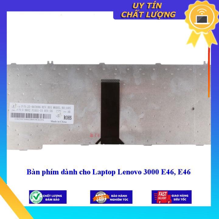 Bàn phím dùng cho Laptop Lenovo 3000 E46 E46 - Hàng Nhập Khẩu New Seal