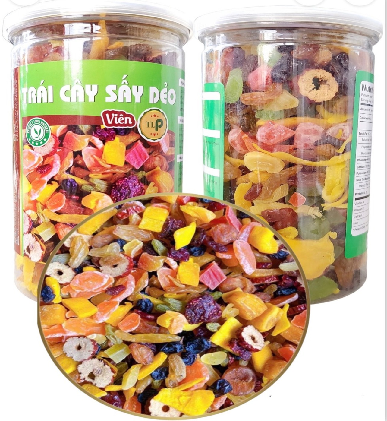 TRÁI CÂY SẤY DẺO MIX NHIỀU LOẠI HẠT GIÀU CHẤT DINH DƯỠNG