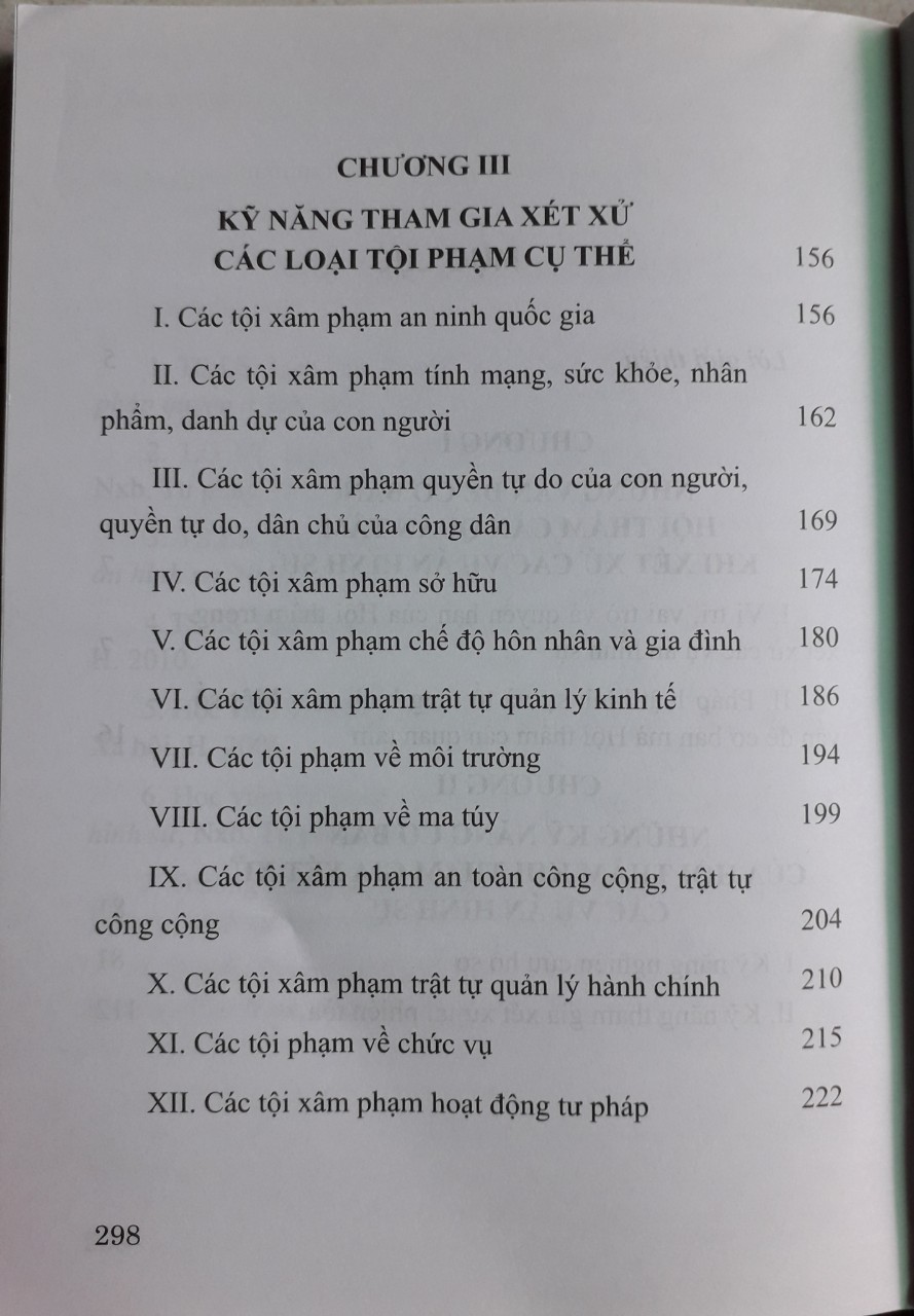 Kỹ Năng Nghiệp Vụ Hội Thẩm Dùng Trong Xét Xử Các Vụ Án Hình Sự