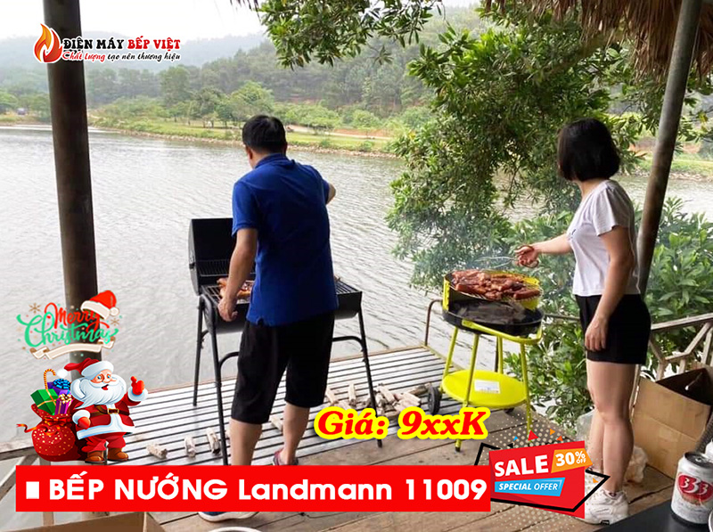 Bếp Nướng Than Hoa Landmann 11009 , Bếp Nướng Không Khói, Bếp Nướng Gia Đình