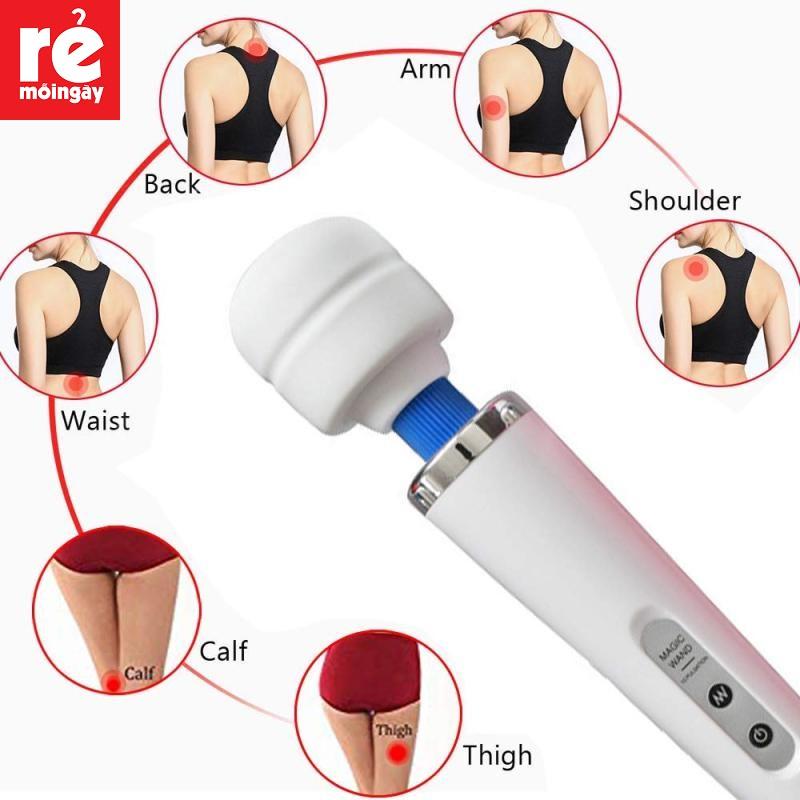 Máy Massage Cầm Tay Magic Wand HV280 Rung 30 Cấp Độ-Hàng Cao Cấp - Gia dụng Nam Định