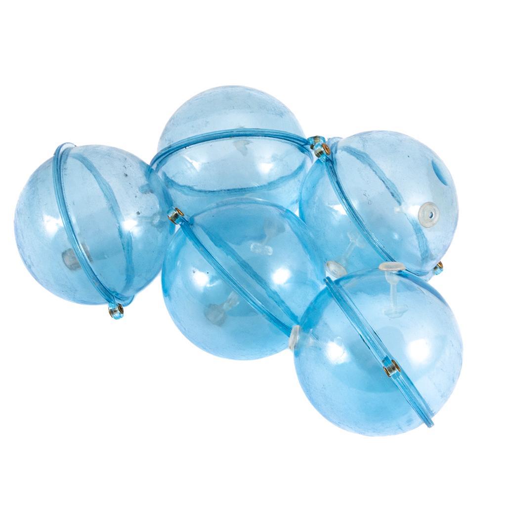 S + 5x L Round Fishing Bobber Water Bubble Buoy Floats Air-lock Tackle Tool
